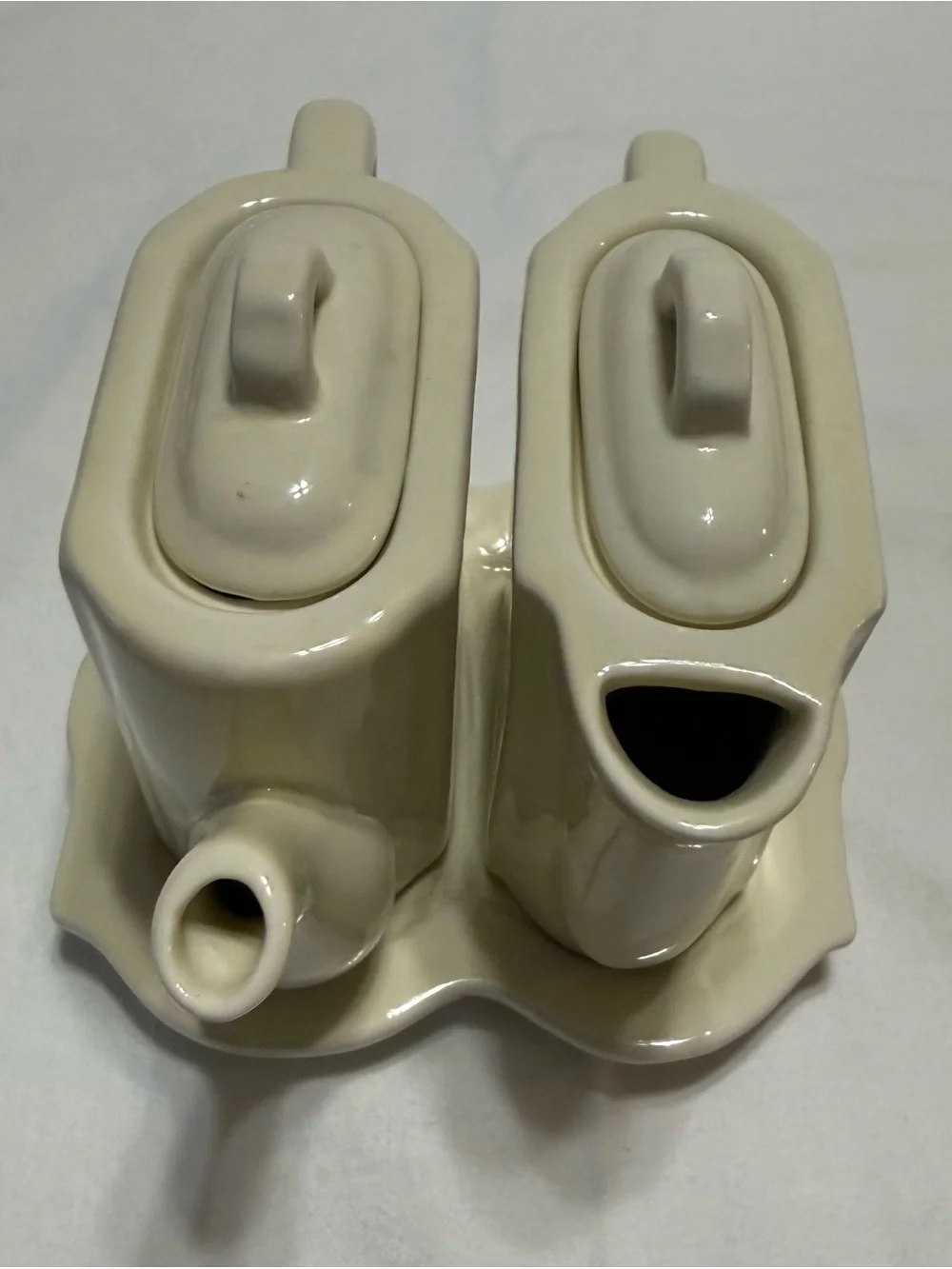 Restoration Hardware Ivory Ceramic Tea Set